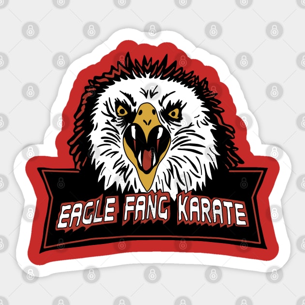 Eagle Fang Karate Sticker by valentinahramov